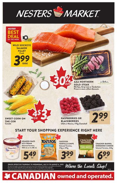 Nesters Market Flyer July 31 to August 6