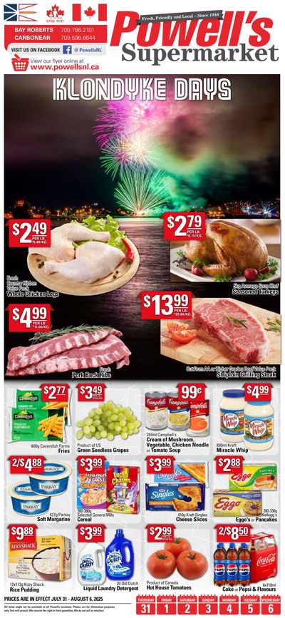 Powell's Supermarket Flyer July 31 to August 6