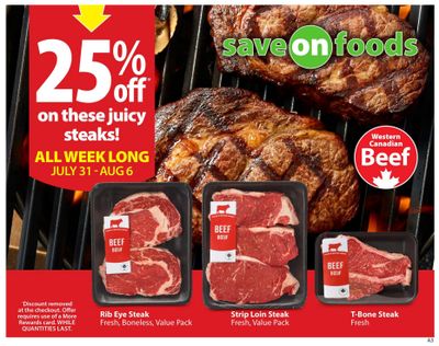Save On Foods (BC) Flyer July 31 to August 6