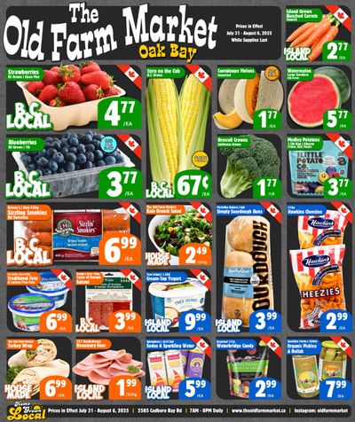 The Old Farm Market (Victoria) Flyer July 31 to August 6