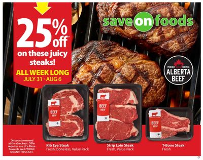 Save On Foods (SK) Flyer July 31 to August 6