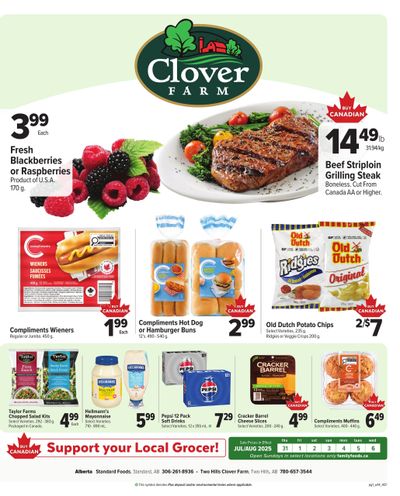 Clover Farm (West) Flyer July 31 to August 6