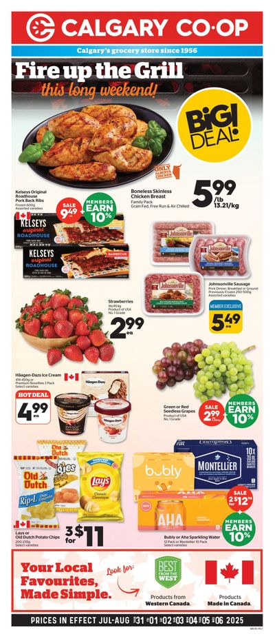 Calgary Co-op Flyer July 31 to August 6