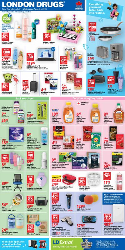 London Drugs Weekly Flyer July 31 to August 6