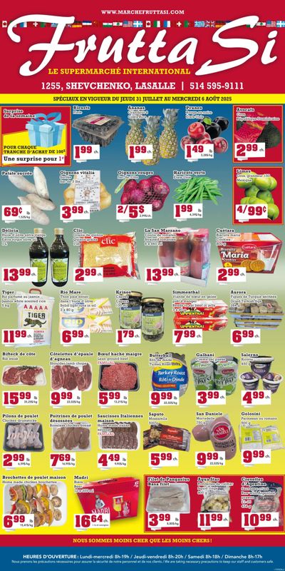 Frutta Si Flyer July 31 to August 6