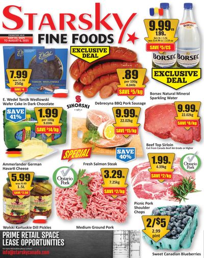 Starsky Foods Flyer July 31 to August 6