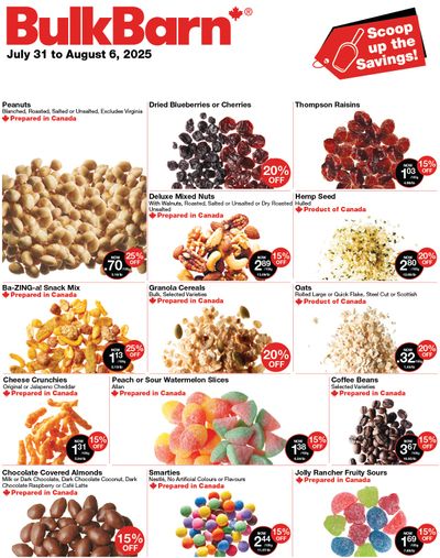 Bulk Barn Flyer July 31 to August 6
