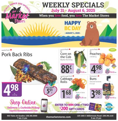 The Market Stores Flyer July 31 to August 6