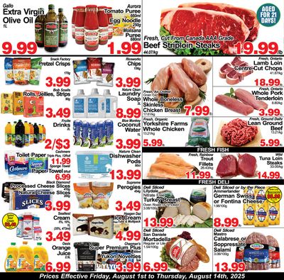 Greco's Fresh Market Flyer August 1 to 14