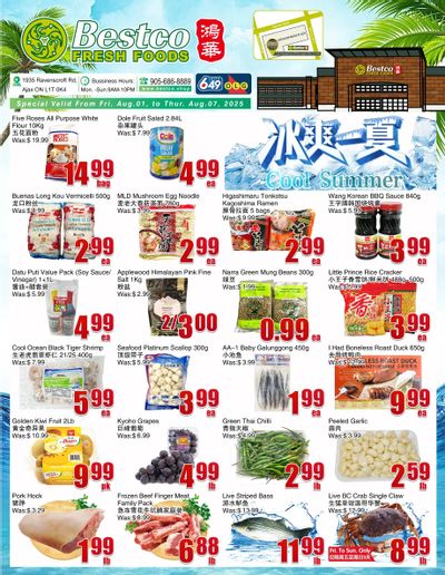 BestCo Food Mart (Ajax) Flyer August 1 to 7