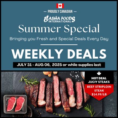 Basha Foods International Flyer July 31 to August 6
