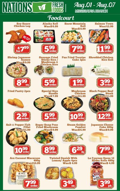 Nations Fresh Foods (Mississauga) Flyer August 1 to 7