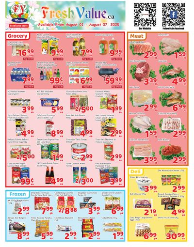 Fresh Value (Etobicoke) Flyer August 1 to 7
