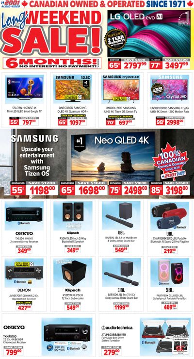 2001 Audio Video Flyer August 1 to 7