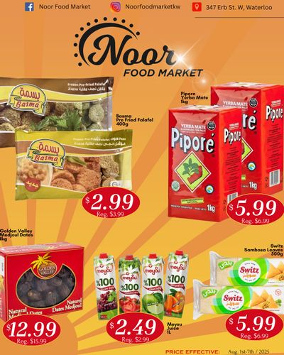 Noor Food Market Flyer August 1 to 7