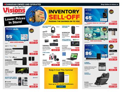 Visions Electronics Flyer August 1 to 7