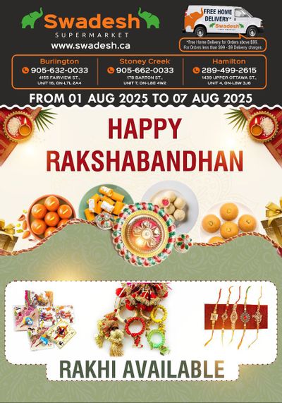 Swadesh Supermarket Flyer August 1 to 7