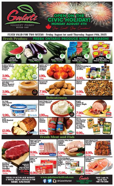 Galati Market Fresh Flyer August 1 to 14