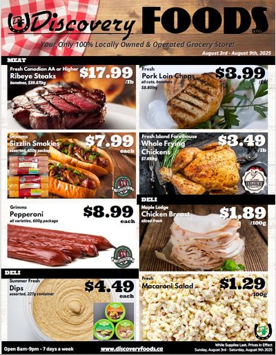 Discovery Foods Flyer August 3 to 9