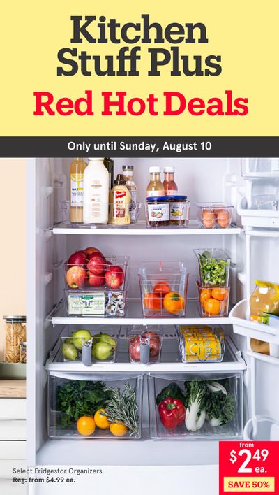 Kitchen Stuff Plus Red Hot Deals Flyer August 5 to 10