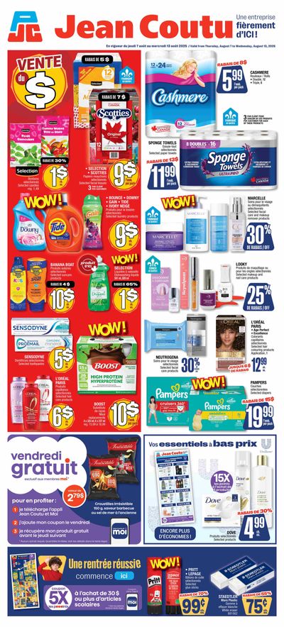 Jean Coutu Flyer August 7 to 13