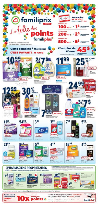 Familiprix Extra Flyer August 7 to 13