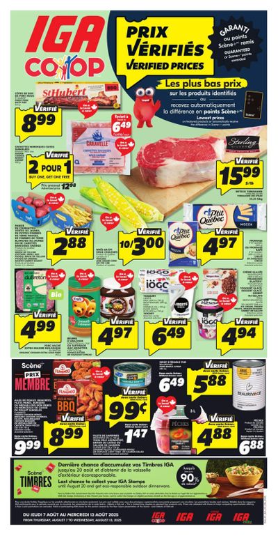 IGA (NB) Flyer August 7 to 13