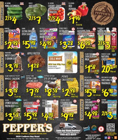 Pepper's Foods Flyer August 5 to 11