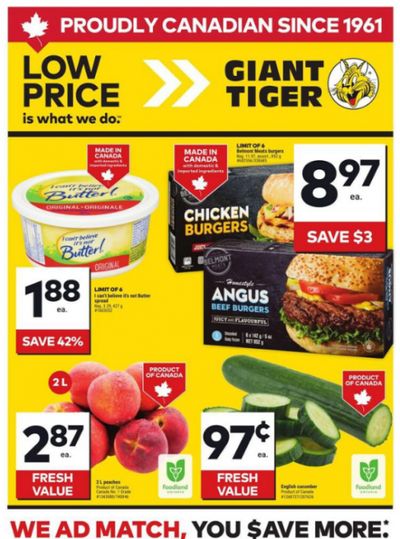 Giant Tiger Canada Flyer Deals August 6th – 12th