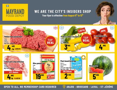 Mayrand Flyer August 6 to 12