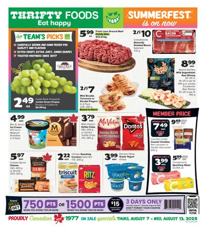 Thrifty Foods Flyer August 7 to 13