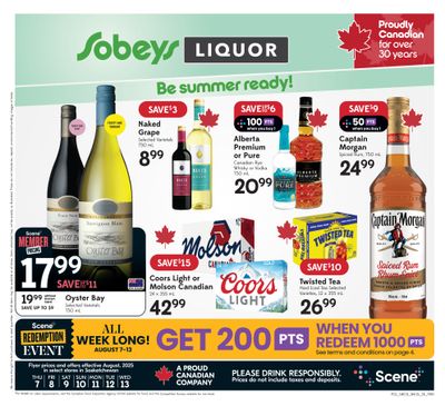 Sobeys (SK) SWCB Flyer August 7 to 13