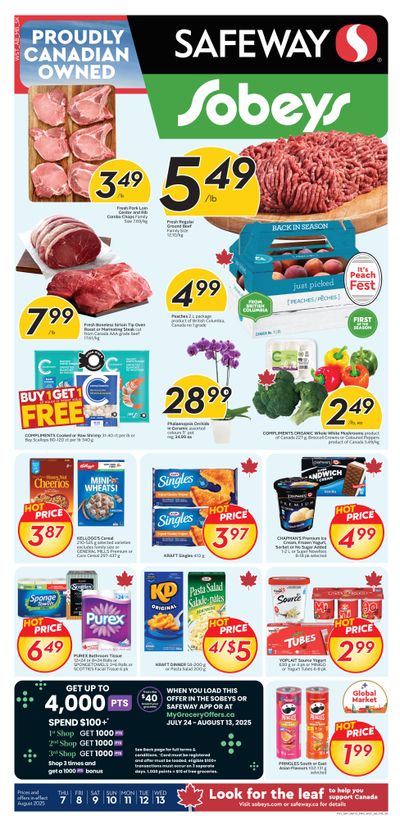 Sobeys/Safeway (SK & MB) Flyer August 7 to 13