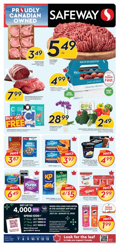 Safeway (BC) Flyer August 7 to 13