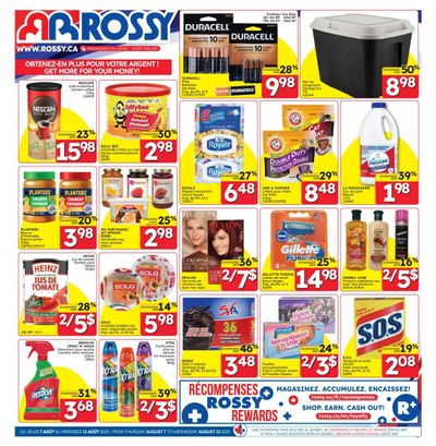 Rossy Flyer August 7 to 13
