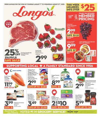 Longo's Flyer August 7 to 13