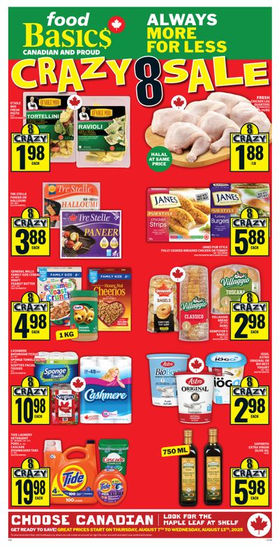 Food Basics Flyer August 7 to 13