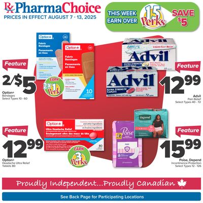 PharmaChoice Health Centre Flyer August 7 to 13