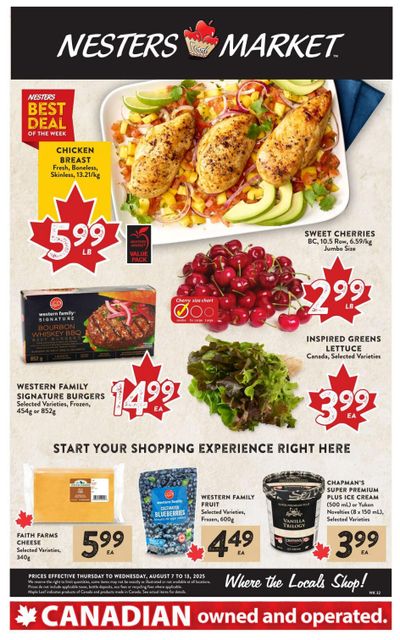 Nesters Market Flyer August 7 to 13