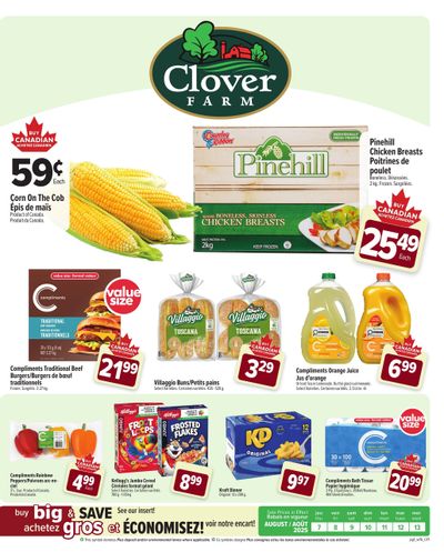 Clover Farm (Atlantic) Flyer August 7 to 13