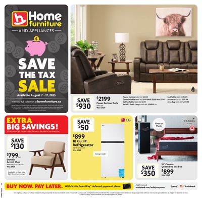 Home Furniture (BC) Flyer August 7 to 17