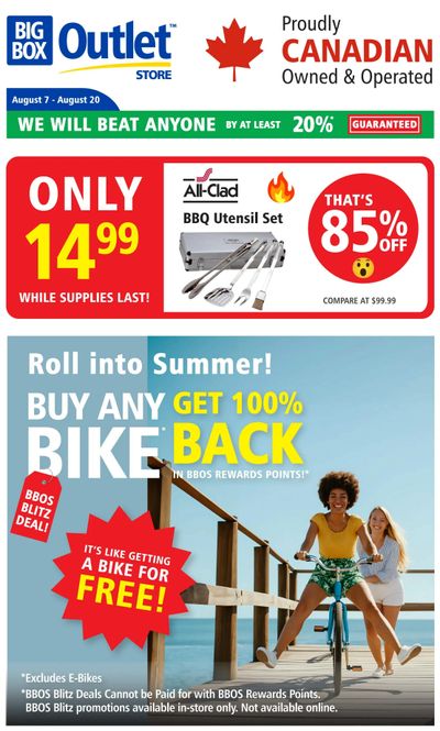 Big Box Outlet Store Flyer August 7 to 20