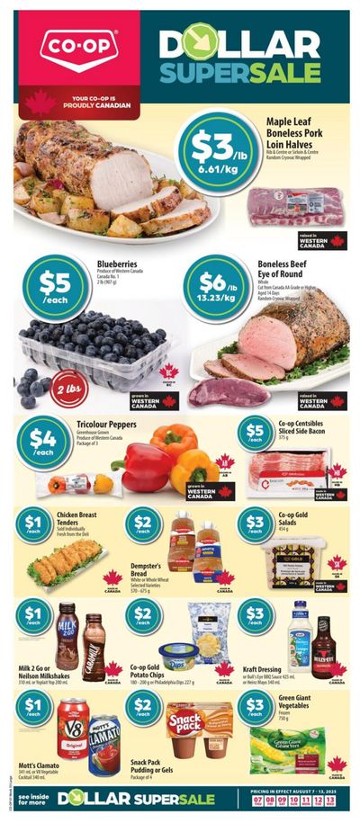 Co-op (West) Food Store Flyer August 7 to 13