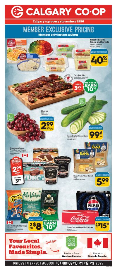 Calgary Co-op Flyer August 7 to 13