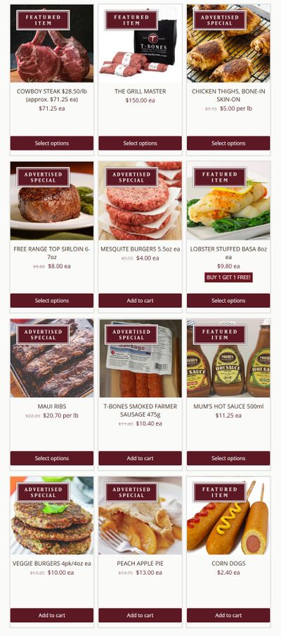 T-Bone's Flyer August 6 to 12
