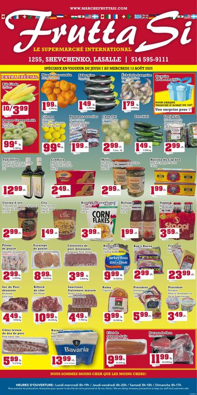 Frutta Si Flyer August 7 to 13