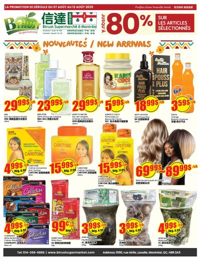 Btrust Supermarket (Montreal) Flyer August 7 to 13