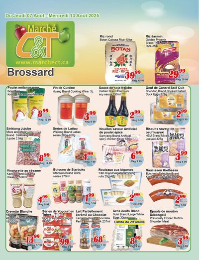 Marche C&T (Brossard) Flyer August 7 to 13