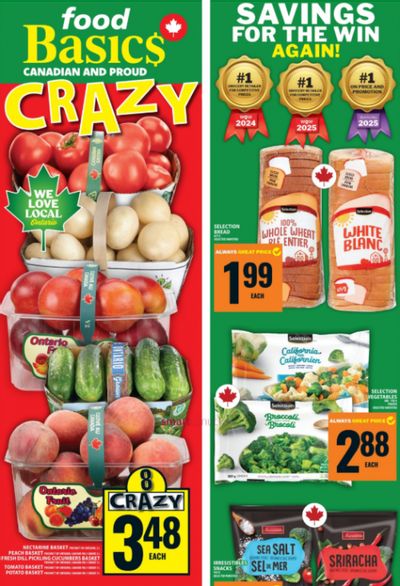 Food Basics Ontario: 3L Peaches $3.48 + Flyer Deals August 7th – 13th