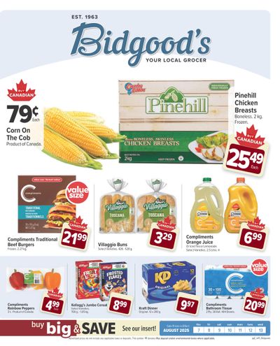 Bidgood's Flyer August 7 to 13